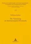 Der Vorvertrag Im Internationalen Privatrecht cover