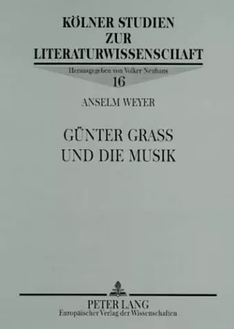 Guenter Grass Und Die Musik cover