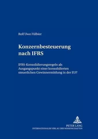 Konzernbesteuerung Nach Ifrs cover