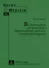 Der Rechtsschutz Der Potentiellen Organempfaenger Nach Dem Transplantationsgesetz cover