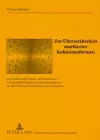 Zur Uebersetzbarkeit Markierter Kohaesionsformen cover