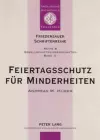 Feiertagsschutz Fuer Minderheiten cover