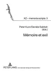 Mémoire Et Exil cover