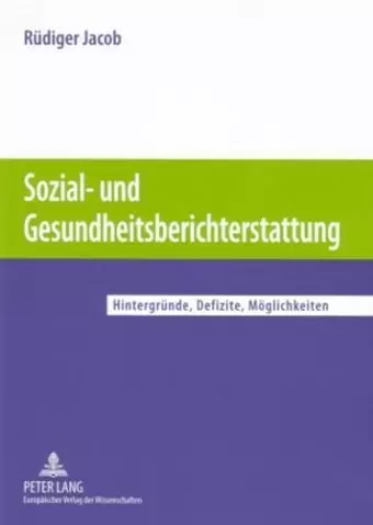 Sozial- Und Gesundheitsberichterstattung cover