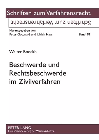 Beschwerde und Rechtsbeschwerde im Zivilverfahren cover