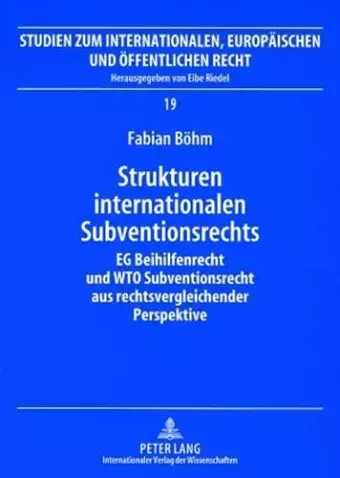 Strukturen Internationalen Subventionsrechts cover