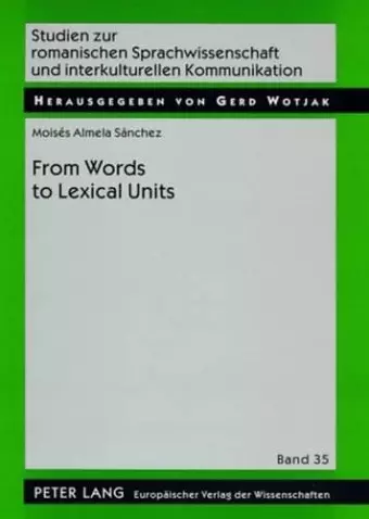 From Word to Lexical Units cover