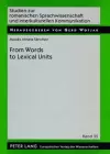 From Word to Lexical Units cover