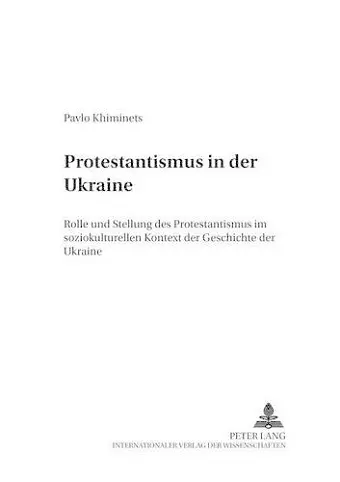 Protestantismus in Der Ukraine cover