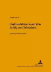 Einflussfaktoren Auf Den Erfolg Von Telearbeit cover