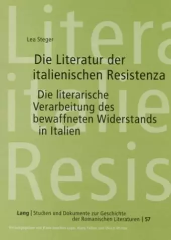Die Literatur Der Italienischen Resistenza cover