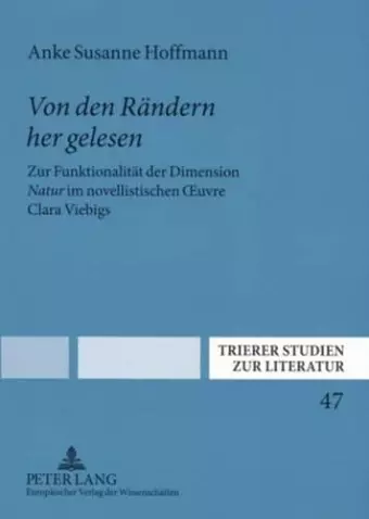 «Von Den Raendern Her Gelesen» cover