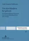 «Von Den Raendern Her Gelesen» cover