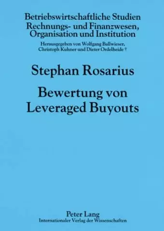 Bewertung Von Leveraged Buyouts cover