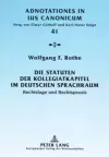 Die Statuten Der Kollegiatkapitel Im Deutschen Sprachraum cover