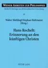 Hans Rochelt: Erinnerung an Den Kuenftigen Christen cover