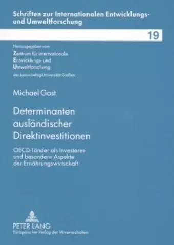 Determinanten Auslaendischer Direktinvestitionen cover