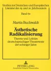 Aesthetische Radikalisierung cover