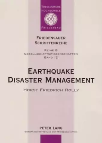 Earthquake Disaster Management cover