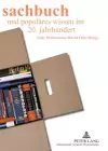 Sachbuch Und Populaeres Wissen Im 20. Jahrhundert cover