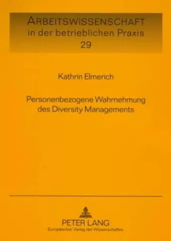 Personenbezogene Wahrnehmung Des Diversity Managements cover