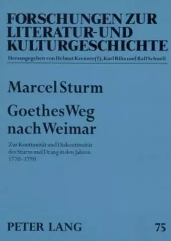 Goethes Weg Nach Weimar cover