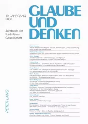 Glaube Und Denken cover