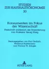 Konsumenten Im Fokus Der Wissenschaft cover