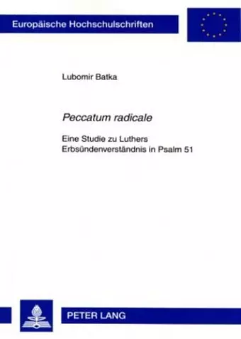 «Peccatum Radicale» cover