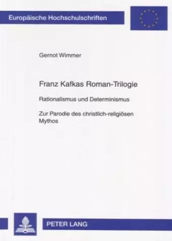 Franz Kafkas Roman-Trilogie cover