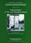 Todesanzeigen in Ost- Und Westdeutschland cover