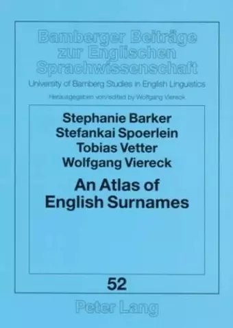 An Atlas of English Surnames cover