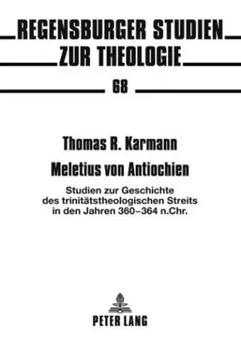 Meletius Von Antiochien cover