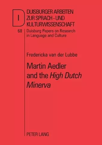 Martin Aedler and the High Dutch Minerva cover