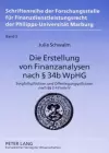 Die Erstellung Von Finanzanalysen Nach § 34b Wphg cover