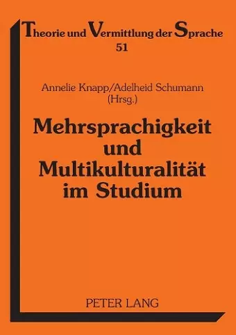 Mehrsprachigkeit und Multikulturalitaet im Studium cover