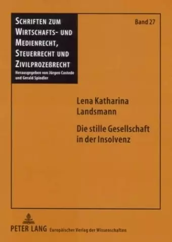 Die Stille Gesellschaft in Der Insolvenz cover