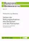 Verben Der Nahrungsaufnahme Des Deutschen Und Des Polnischen cover