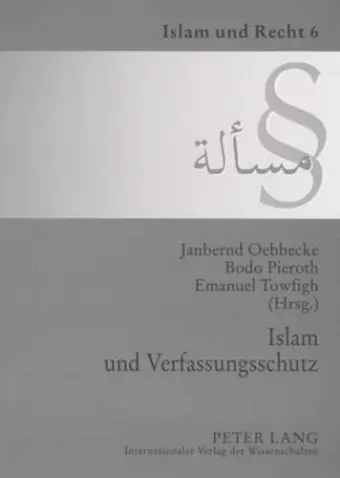 Islam Und Verfassungsschutz cover