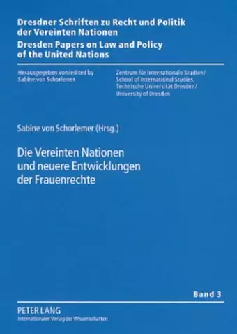 Die Vereinten Nationen Und Neuere Entwicklungen Der Frauenrechte cover