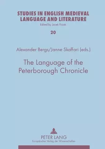 The Language of the Peterborough Chronicle cover