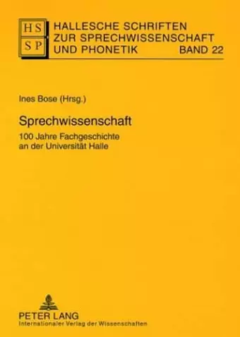 Sprechwissenschaft cover