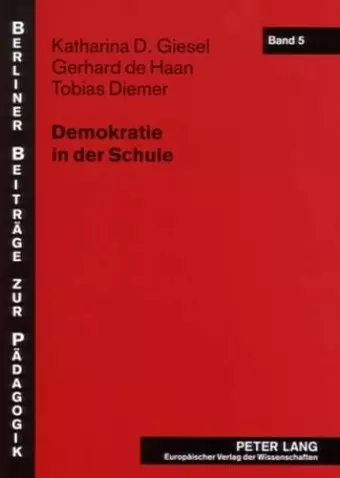 Demokratie in Der Schule cover