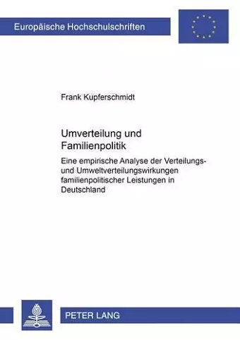 Umverteilung Und Familienpolitik cover