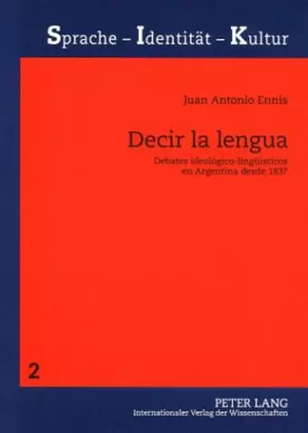 Decir La Lengua cover