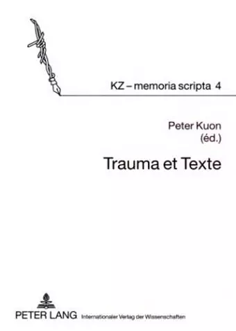 Trauma Et Texte cover