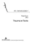 Trauma Et Texte cover