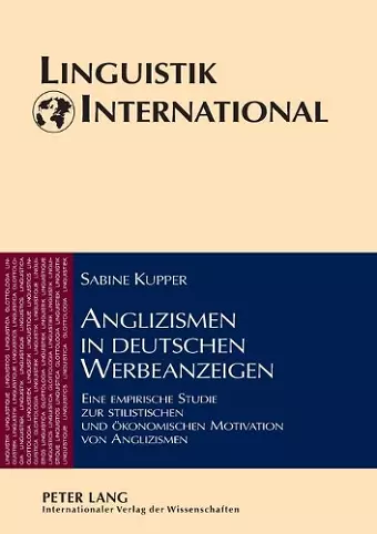 Anglizismen in deutschen Werbeanzeigen cover