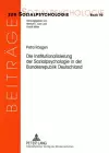 Die Institutionalisierung Der Sozialpsychologie in Der Bundesrepublik Deutschland cover