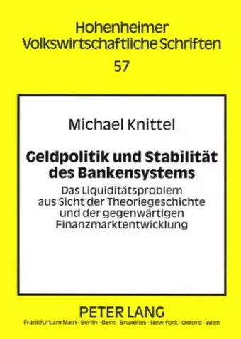 Geldpolitik Und Stabilitaet Des Bankensystems cover